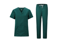Хлопок полиэстера многоразовый Scrub одевает медсестра формы одевают ткань больницы