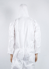 Coverall белого устранимого защитного костюма капельки мантии пылезащитного анти- медицинский