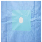 устранимая хирургическая ангиография задрапировывает размер стерильного цвета EOS голубой подгонянный