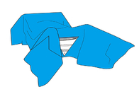 Устранимый хирургический Gynecology задрапировывает см или изготовление на заказ размера 230*330 цвета голубые