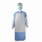 Укрепленный SMS одноразовый хирургический халат для врача