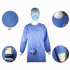 Непроницаемой устранимой стандарт рукава тумака Sms хирургической мантии связанный защитной одеждой