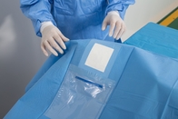 Устранимые хирургические стерильные офтальмические задрапировывают с жидкостной сумкой собрания