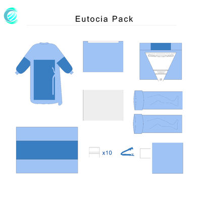 Медицинский одноразовый стерильный хирургический родовой пакет