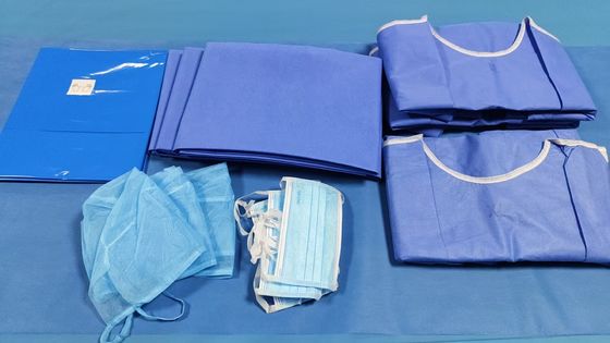 Standard Size Non-woven Fabric Disposable Surgical Packs for Hospital/Clinic Application