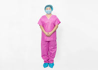 Медицинский Nonwoven 42g голубой SMS устранимый Scrub костюм
