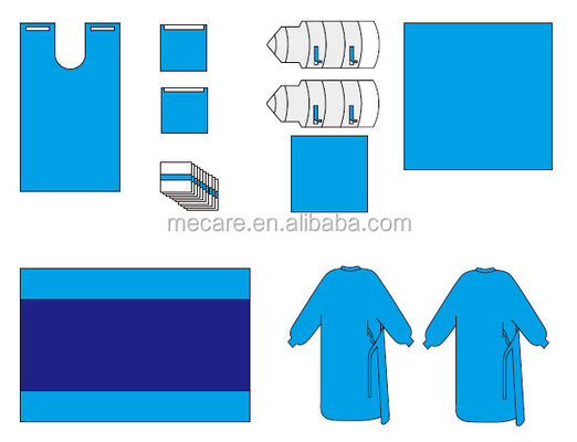 Одноразовые хирургические пакеты без латекса с высокой абсорбцией и сроком госпитализации 3 года